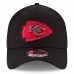 Men's Kansas City Chiefs New Era Black Shocker 39THIRTY Flex Hat 2955403